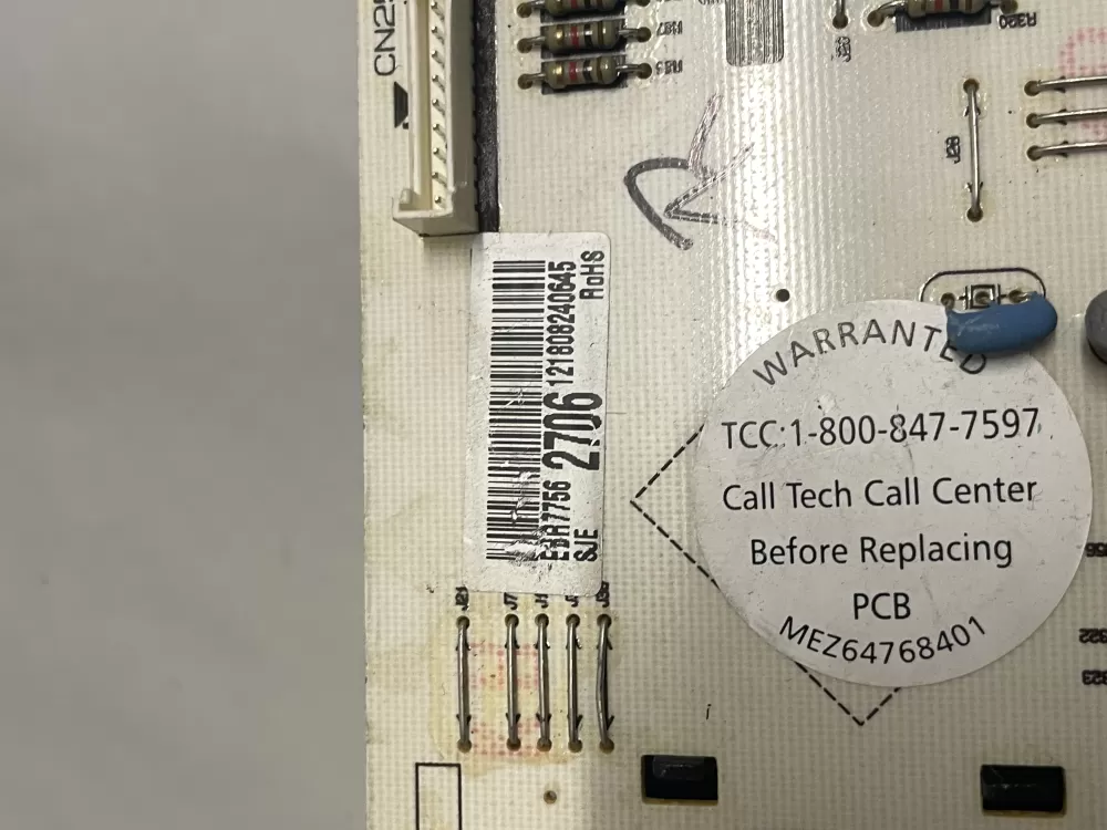 LG EBR77562703 EBR77562706 Oven Control Board Range AZ221579 | Wm1850