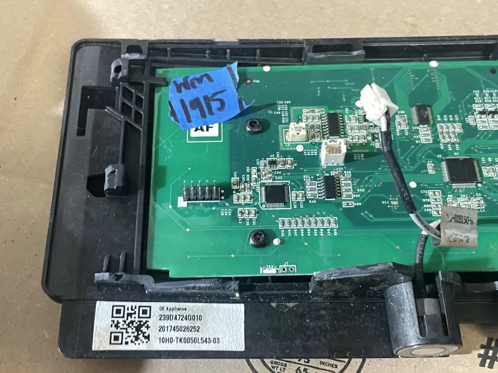 GE 239D4724G010 Refrigerator Control Board Dispenser Display AZ96071 | Wm1915