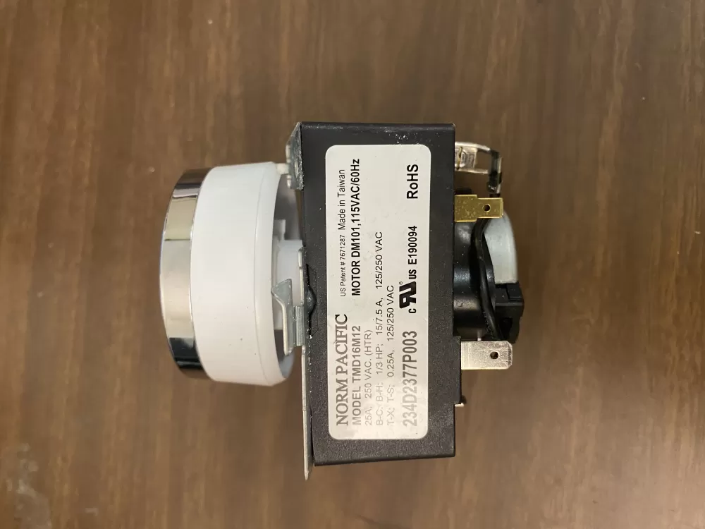GE TMD16M12 234D2377P003 Dryer Timer