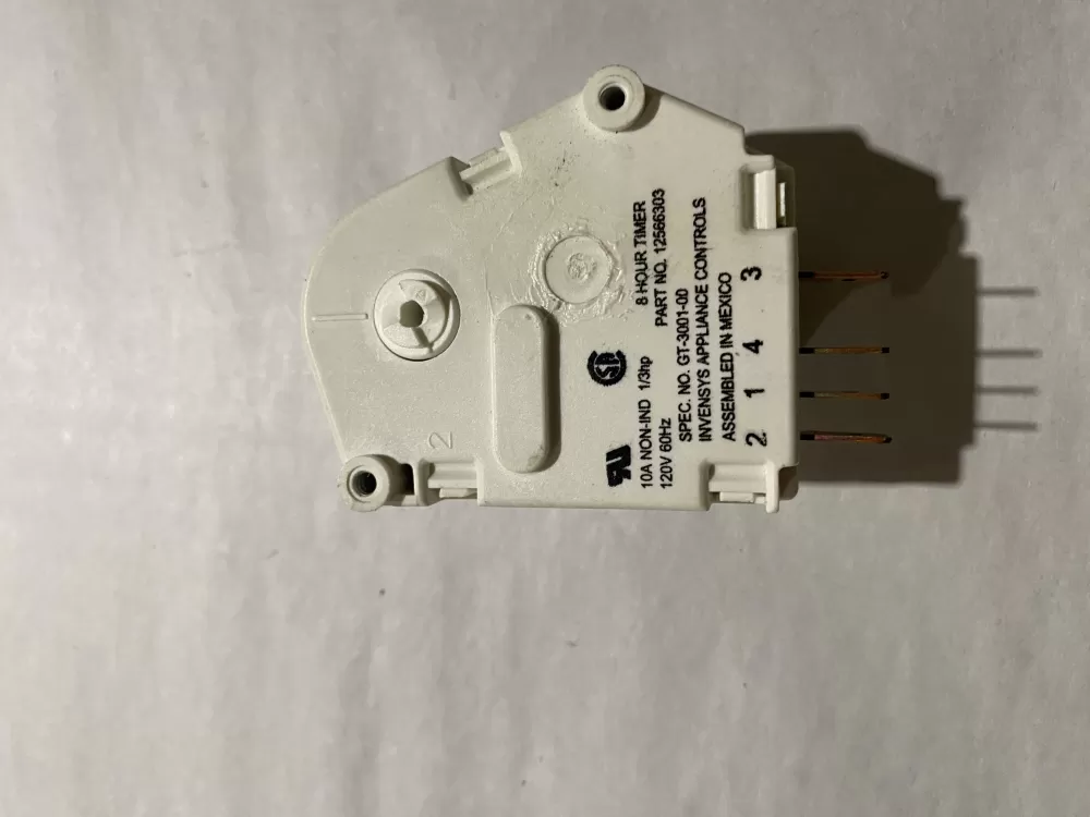 Whirlpool  Maytag  Kenmore  Amana AP6010261 12566301 12566303 67001036 8170840 WP67001036 PS11743439 Refrigerator Defrost Timer