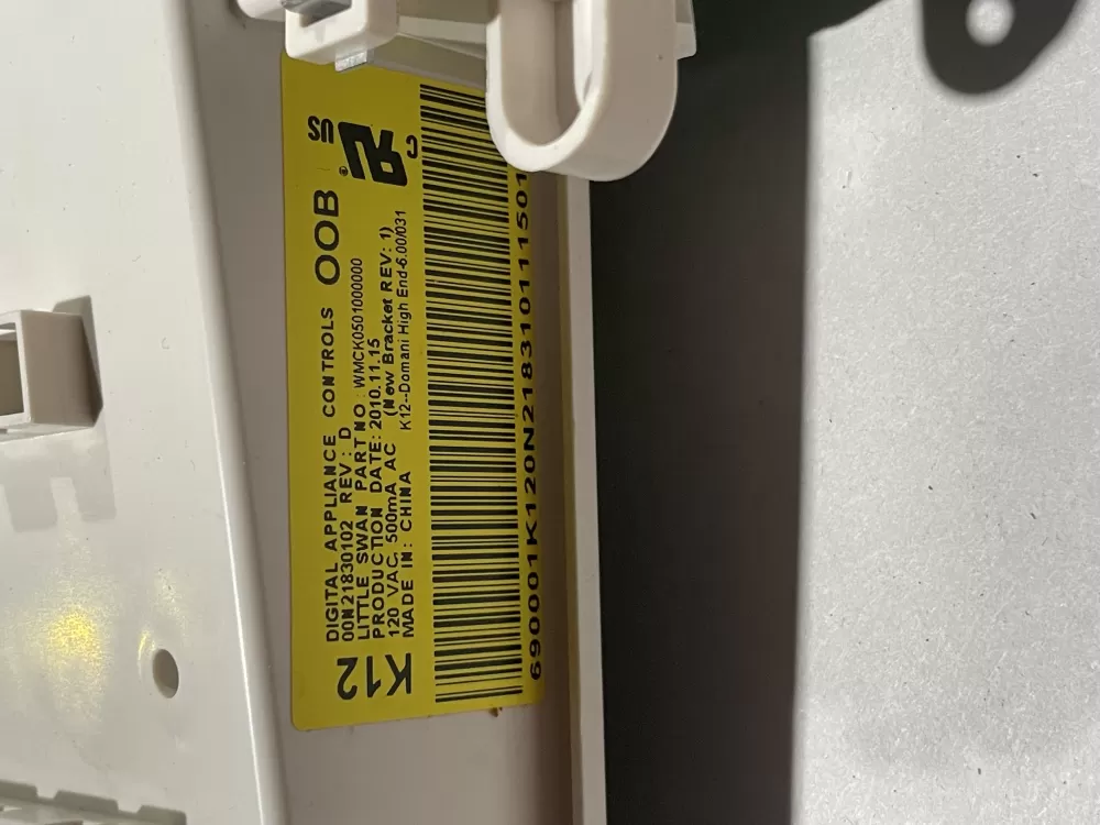 GE WH12X10355 00N21830102 WMCK0501000000 Washer Control Board AZ123461 | KMV652