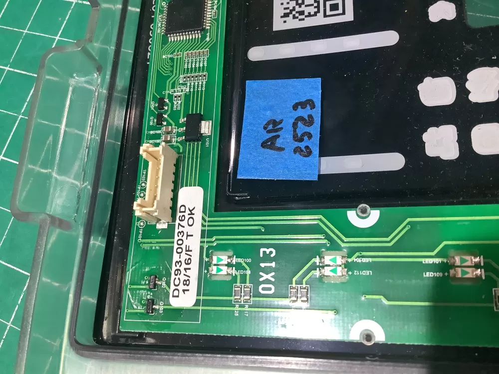 Samsung Washer Control Inlay DC93-00376D DC64-03116B AZ185342 | AR2523