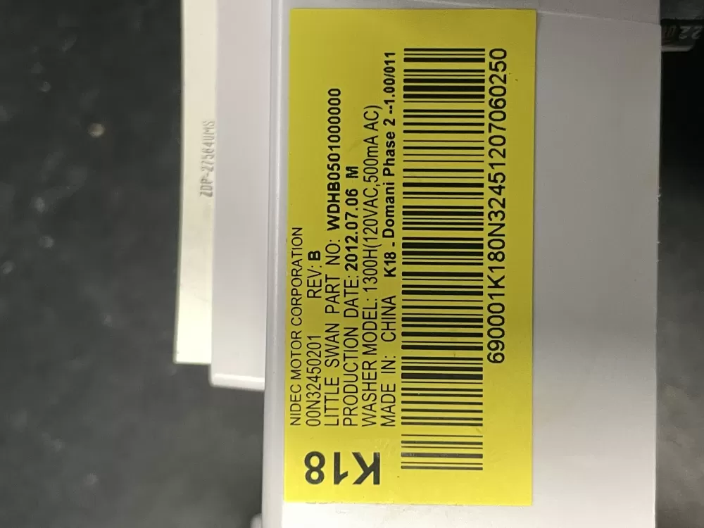 GE 00N32450201 Washer Control Board AZ15697 | V285