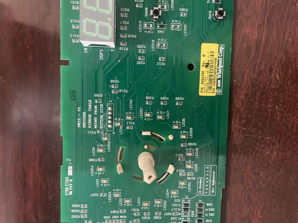 Kenmore 8564396 8564400 WP8564396 Dryer Control Board AZ32218 | KM198