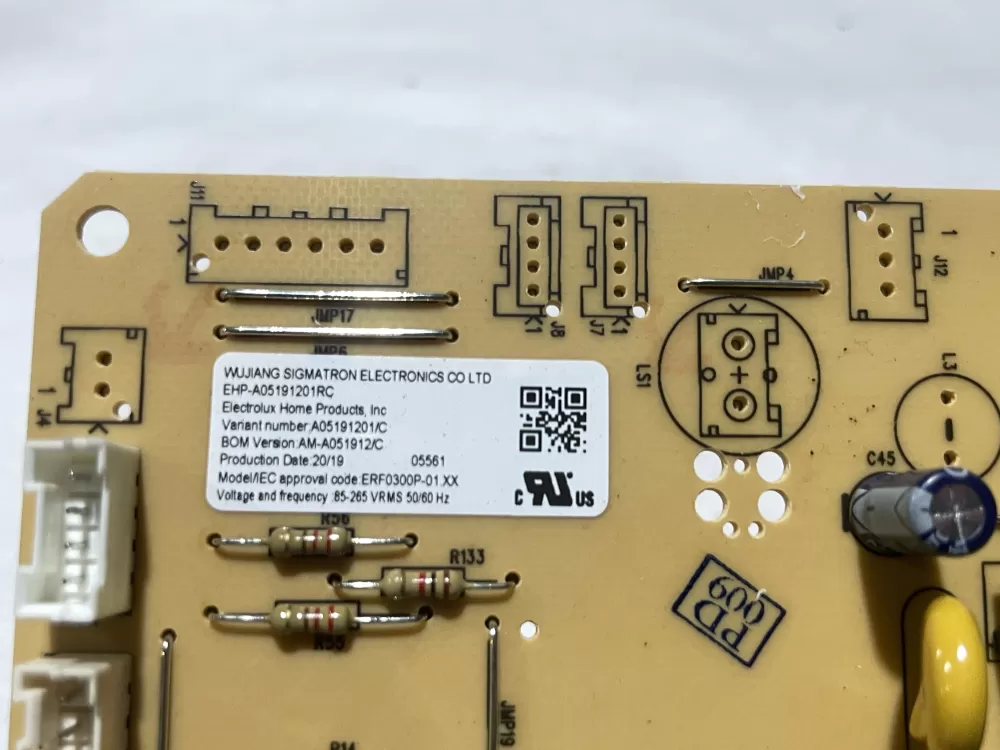 Frigidaire A05191201/E Refrigerator Control Board AZ118497 | Wm1111
