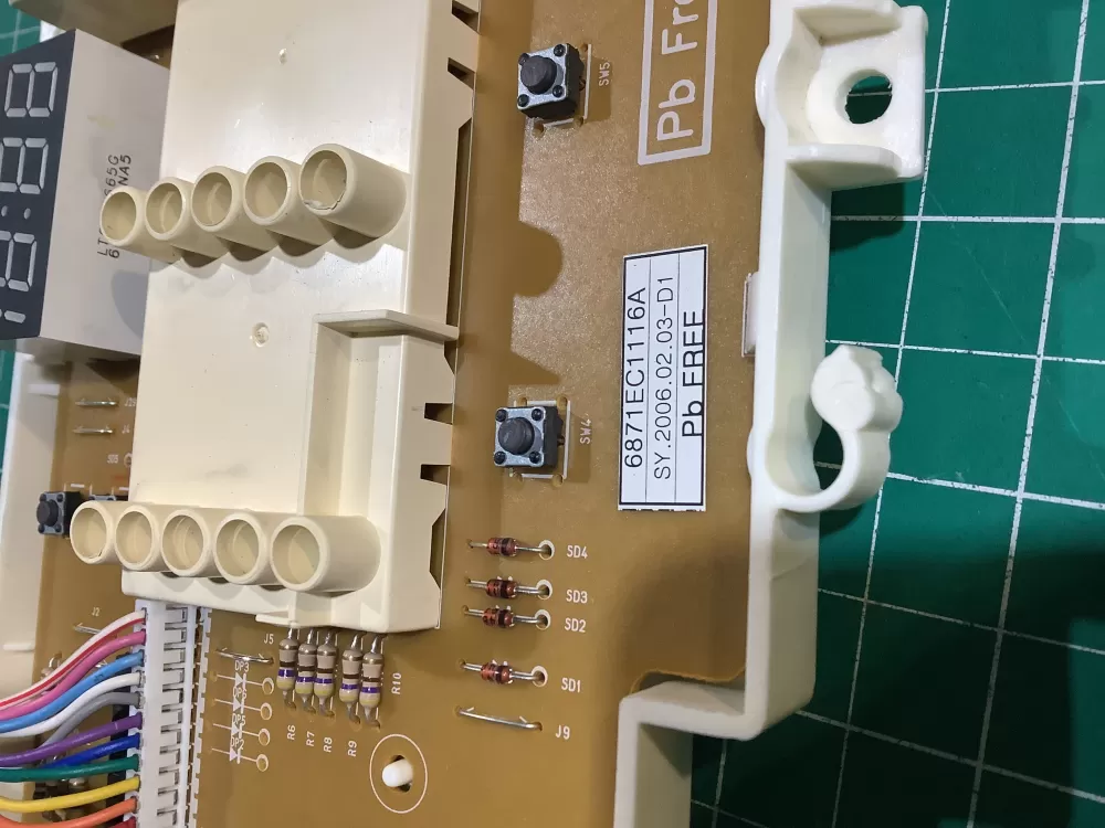 LG 6871EC1116A Washer Control Board AZ143645 | NRV758
