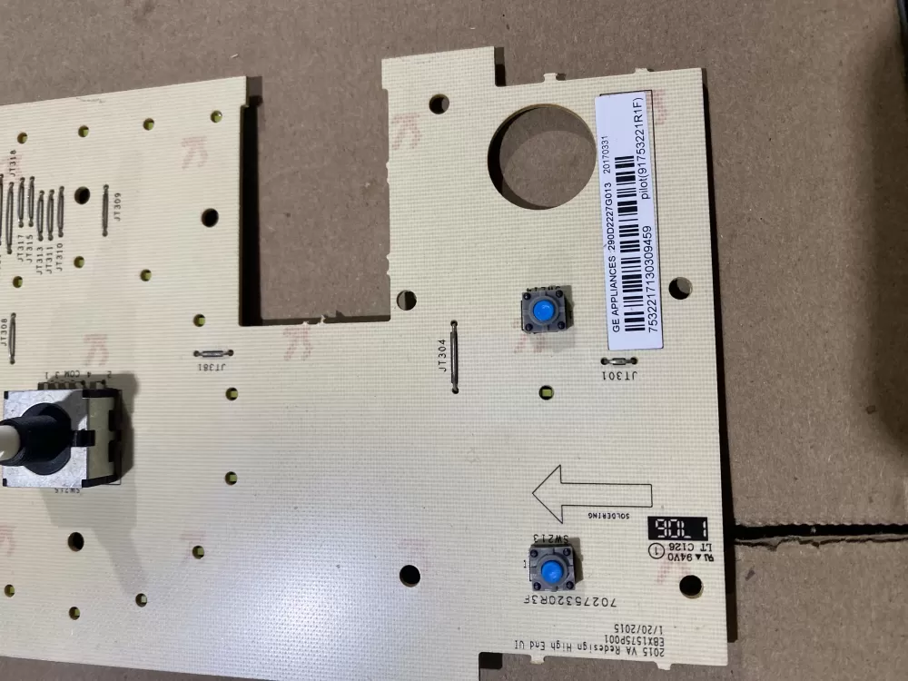 GE 290D2227G013 Washer Control Board Pcb Assembly AZ88271 | BK760