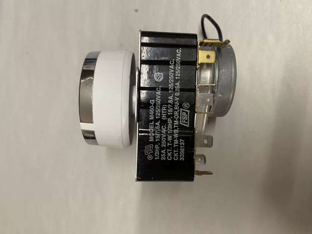 Whirlpool  Roper  Estate AP6009023 3398137 3406704 3976574 WP3976574 PS11742165 Dryer Timer