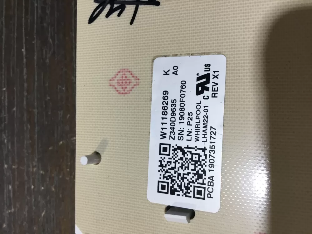 Whirlpool Dryer W11186269 Control Board AZ53719 | NR1903