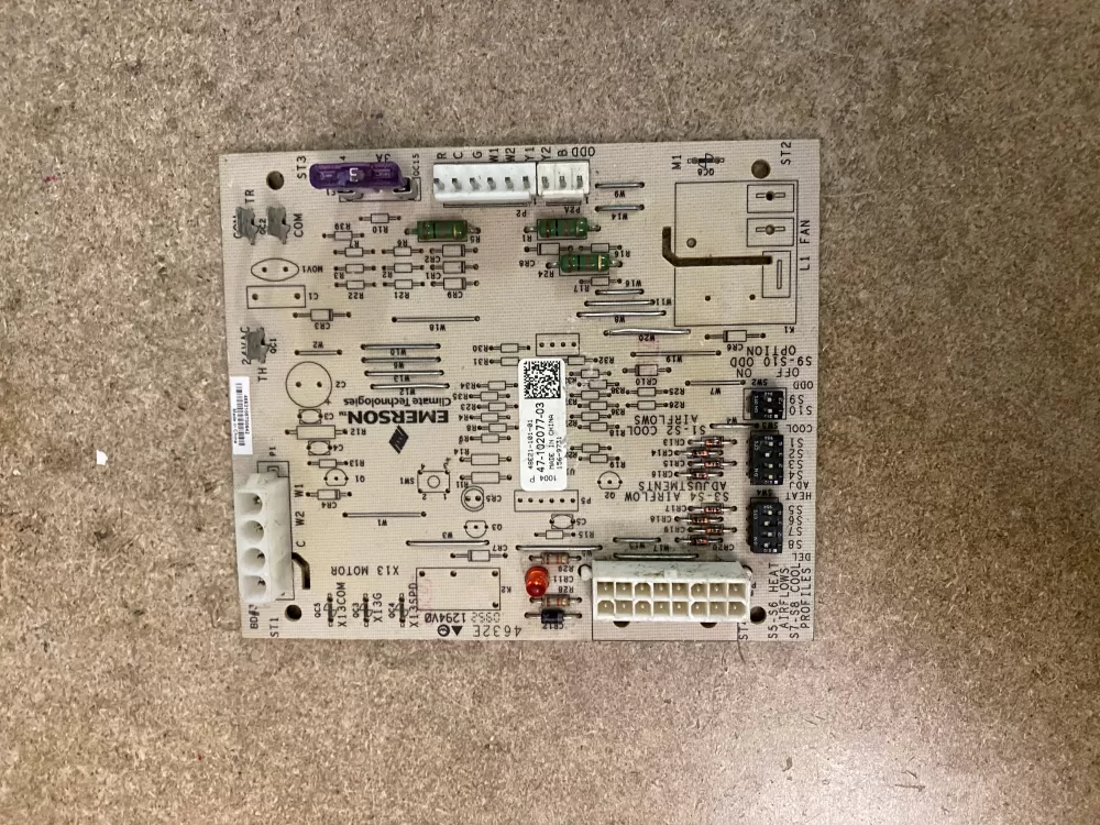 Rheem Emerson 47 102077 03 48e21 101 01 Control Board AZ73345 | BK991