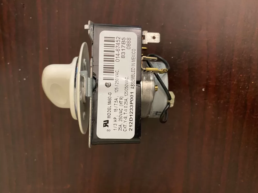 GE 212D1233P001 WE4M353 Dryer Timer