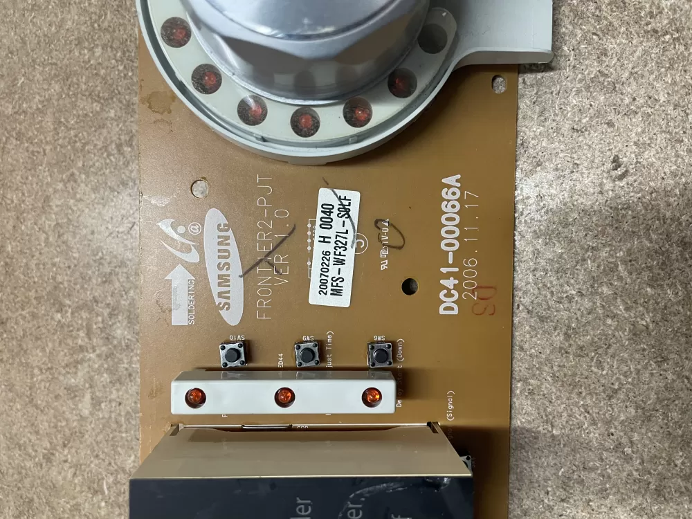 Samsung DC41-00066A Washer Control Board AZ17934 | KMV167