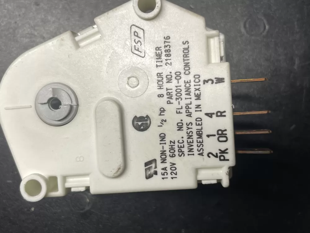 Whirlpool Kenmore W10822278 Refrigerator Defrost Timer AZ36098 | Wm375