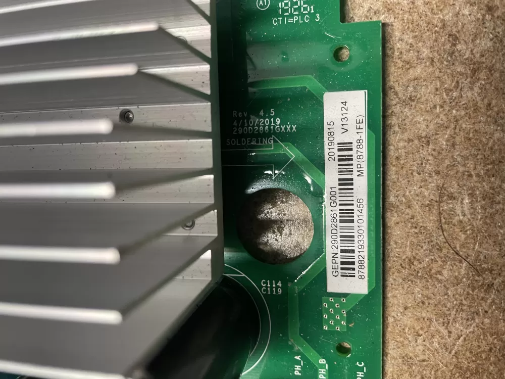 GE 290D2861G001 WH22X29049 Washer Control AZ6562 | KM1586