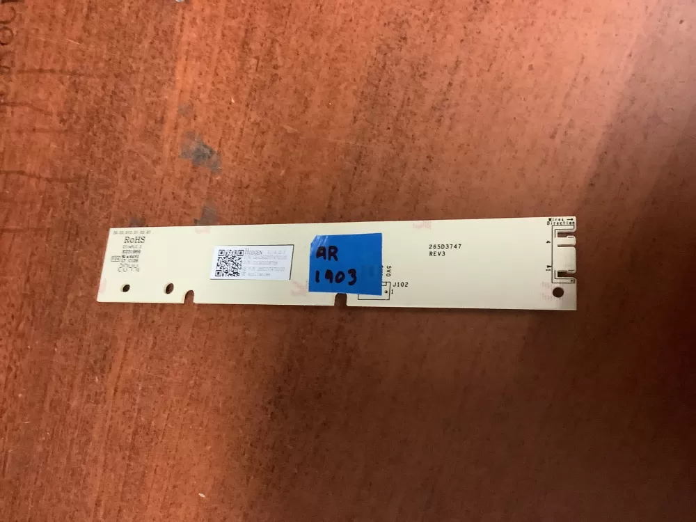 GE Configured Service UI Control Board AZ195702 | AR1903