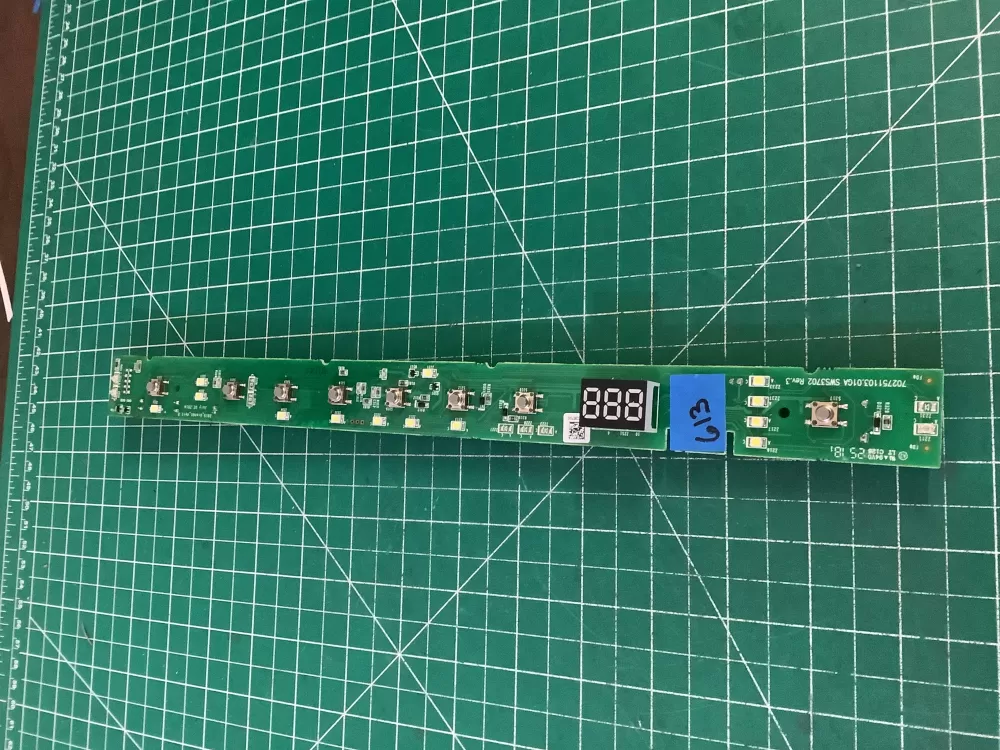 GE 265D1468G802 Dishwasher User Interface Control Board AZ192108 | NR613