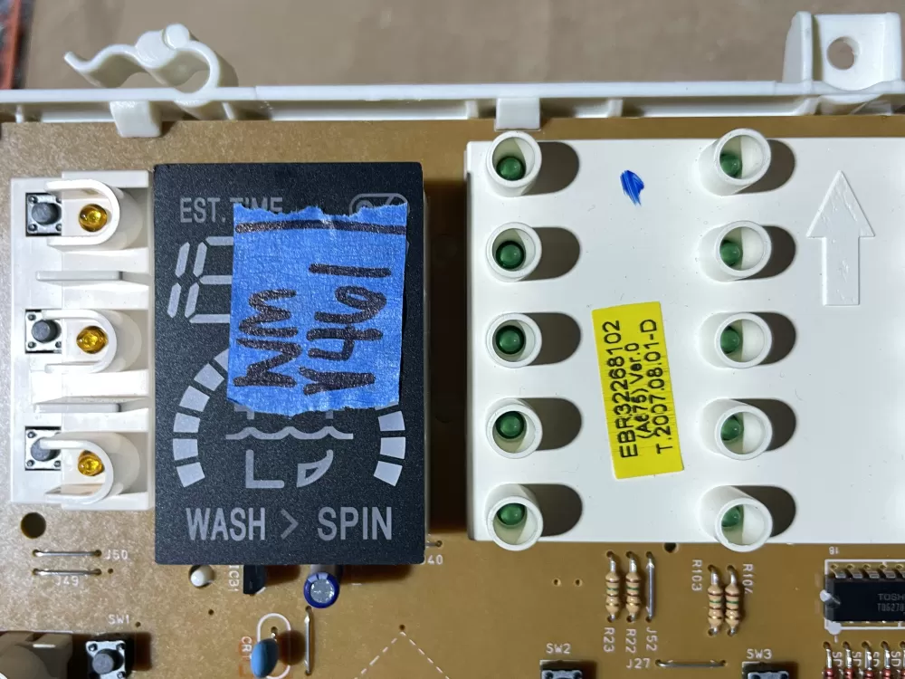 LG EAX32221201 EBR32268102 Washer Control Board AZ75122 | Wmv461