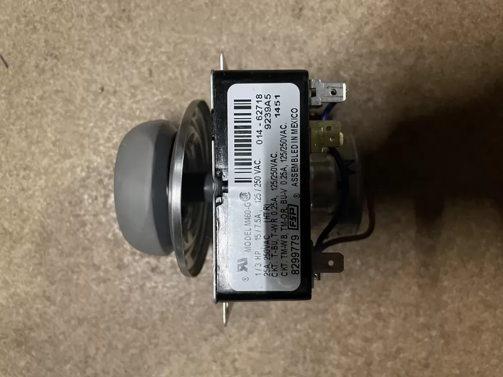 Whirlpool  Maytag  Kenmore  Amana AP6012587 8299779 8299779R WP8299779 PS11745797 Dryer Timer