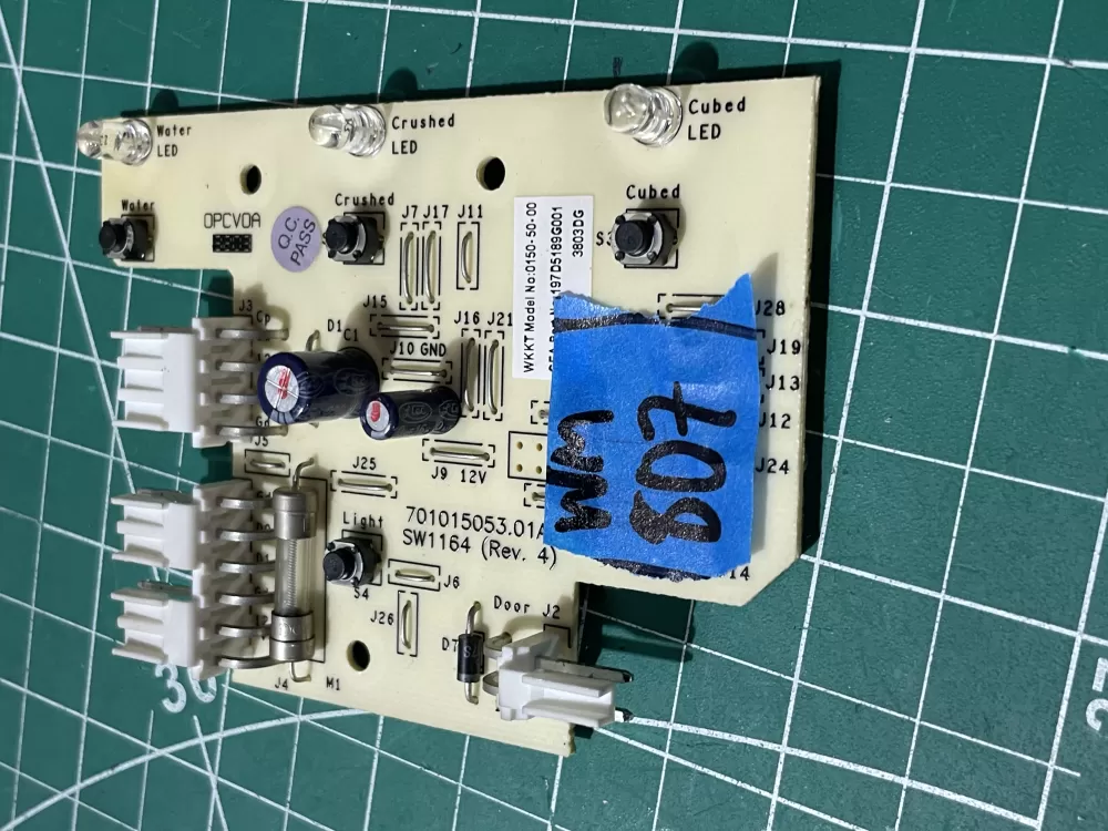 GE 197D5189G001 Refrigerator Control Board AZ189883 | Wm807