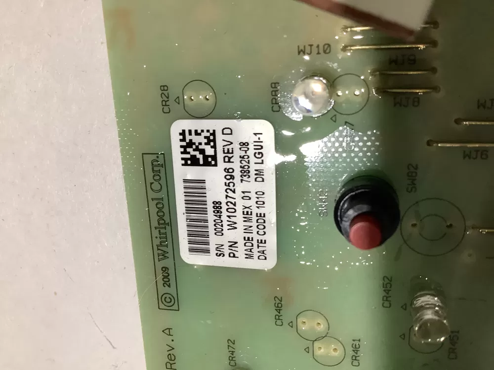 Whirlpool Maytag W10272596 Dryer Control Board AZ146392 | ZC2456