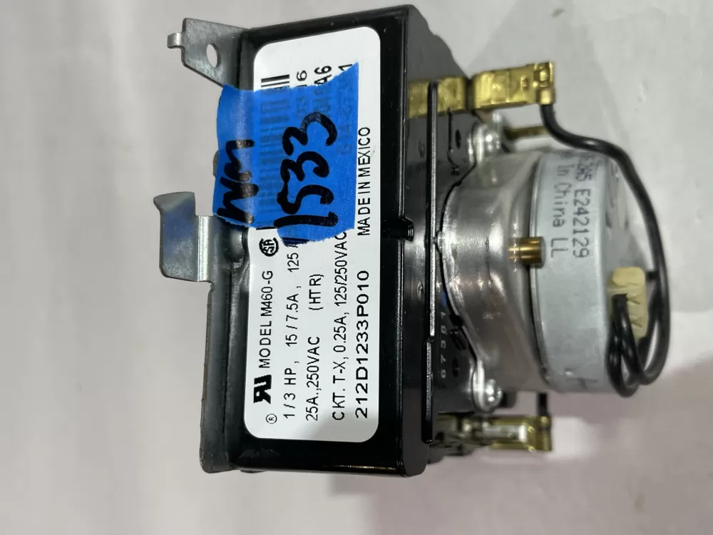Hotpoint GE 212D1233P010 WE4M362 Dryer Timer AZ190722 | Wm1533