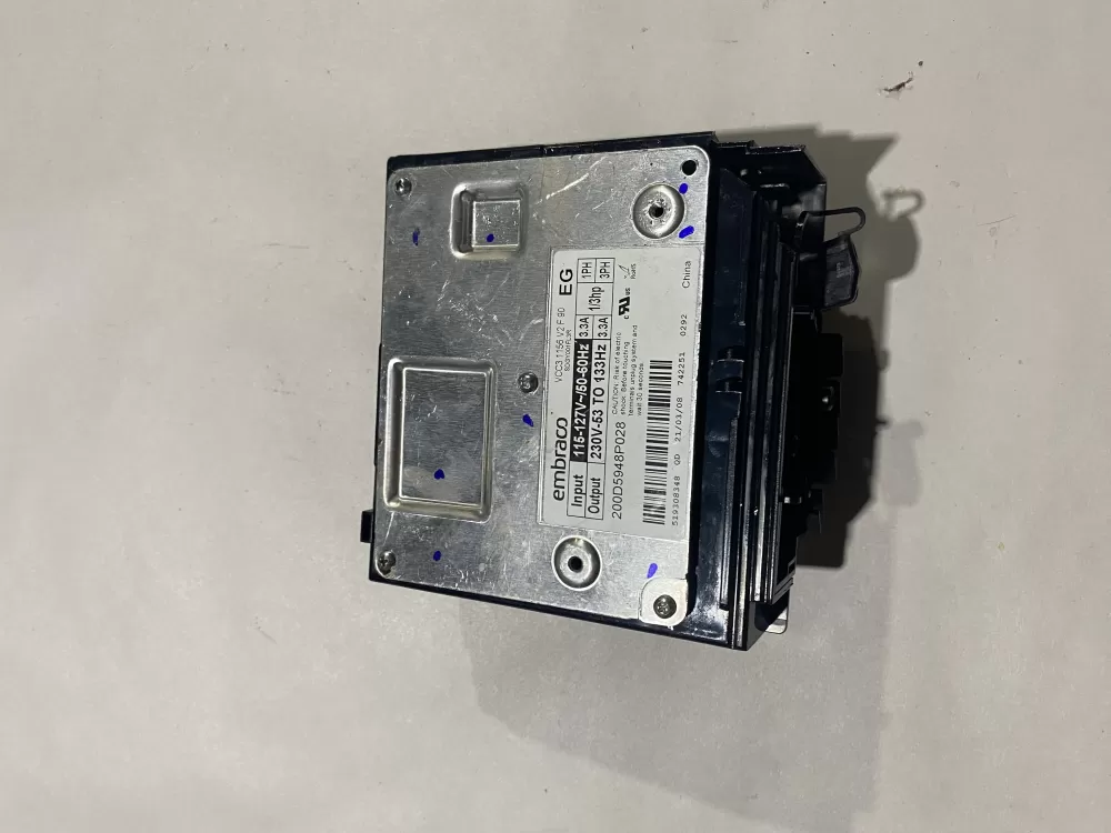 GE 200D5948P028 Refrigerator Control Board Inverter AZ128007 | BK2300