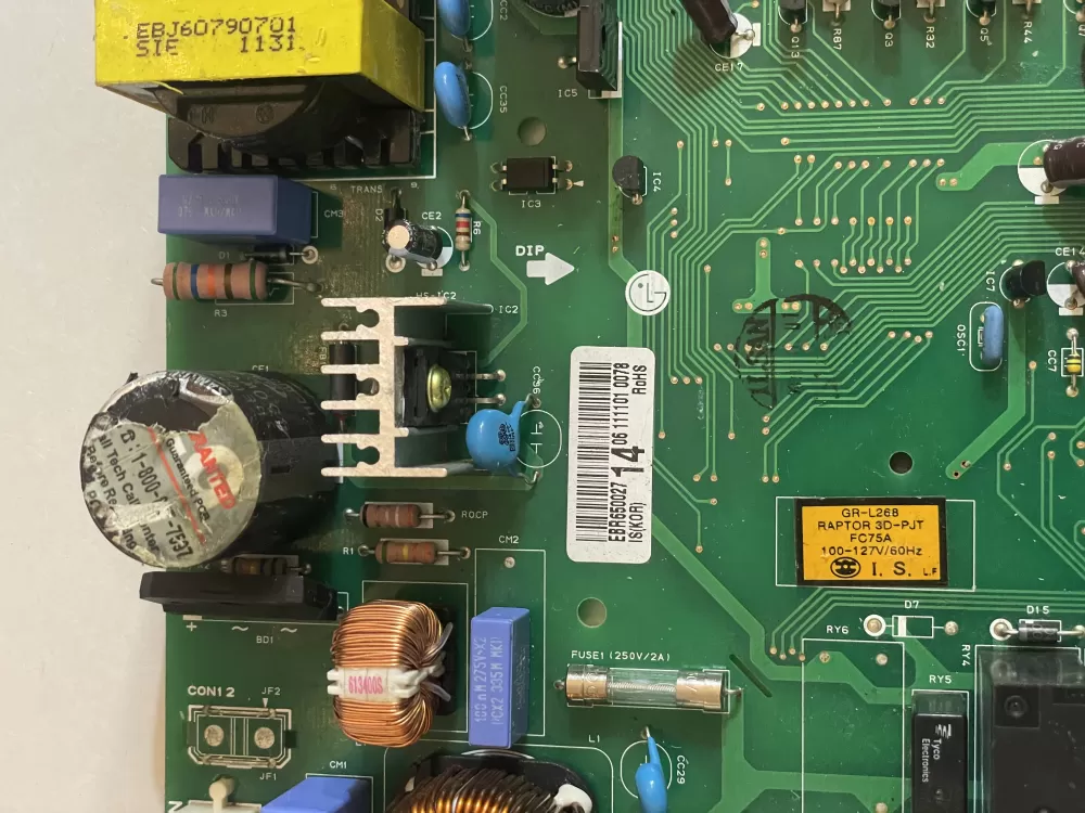 LG Kenmore EBR65002714 Refrigerator Control Board AZ172355 | KM484