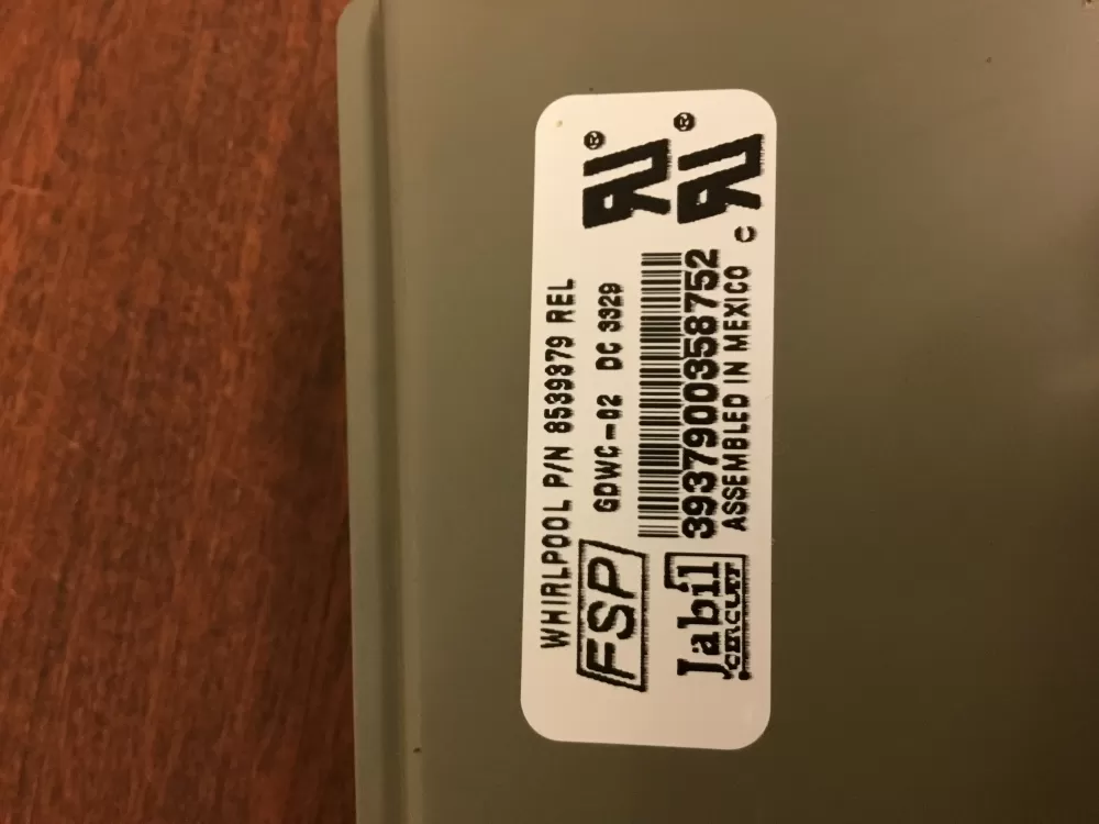 Whirlpool KitchenAid Kenmore WP8564543 Dishwasher Control Board AZ34459 | NR1704