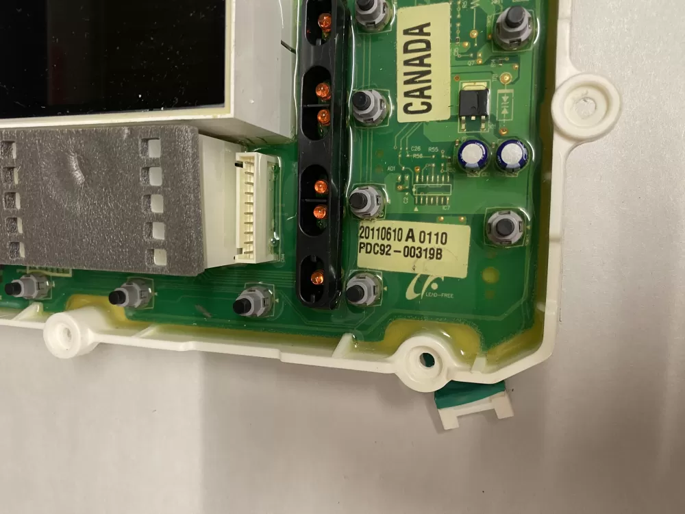 Samsung DC92-00319B Washer User Interface Control Board AZ206997 | BK2214