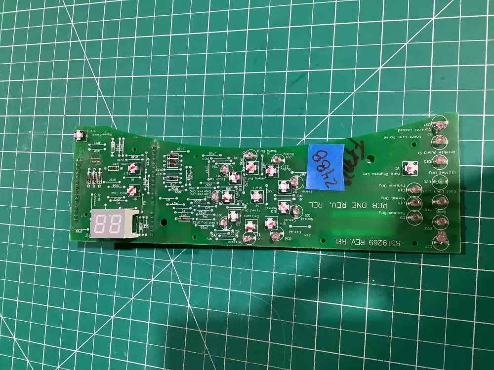 Whirlpool Kenmore 8519269 Dryer Control Board Rev AZ148658 | NR2488