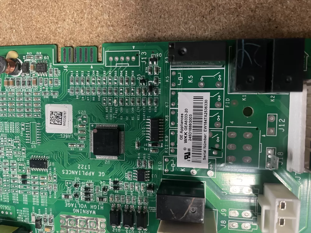 GE 245D1888G003 Refrigerator Control Board AZ6884 | KM1536