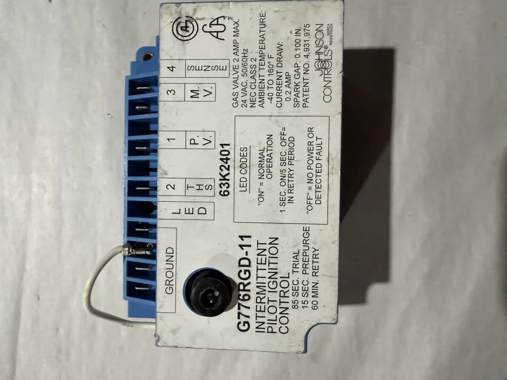 Lennox G776RGD-11 Intermittent Pilot Ignition Control Board AZ210087 | KM2300