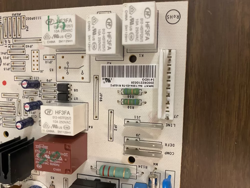 GE 200D6221G028 EBX1110P002 Refrigerator Control Board AZ31209 | BK213