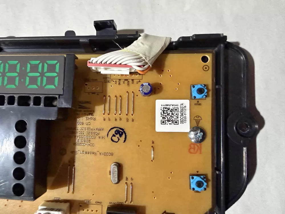 Samsung DC94-06607A Washer User Interface Control Board AZ211375 | KMV906