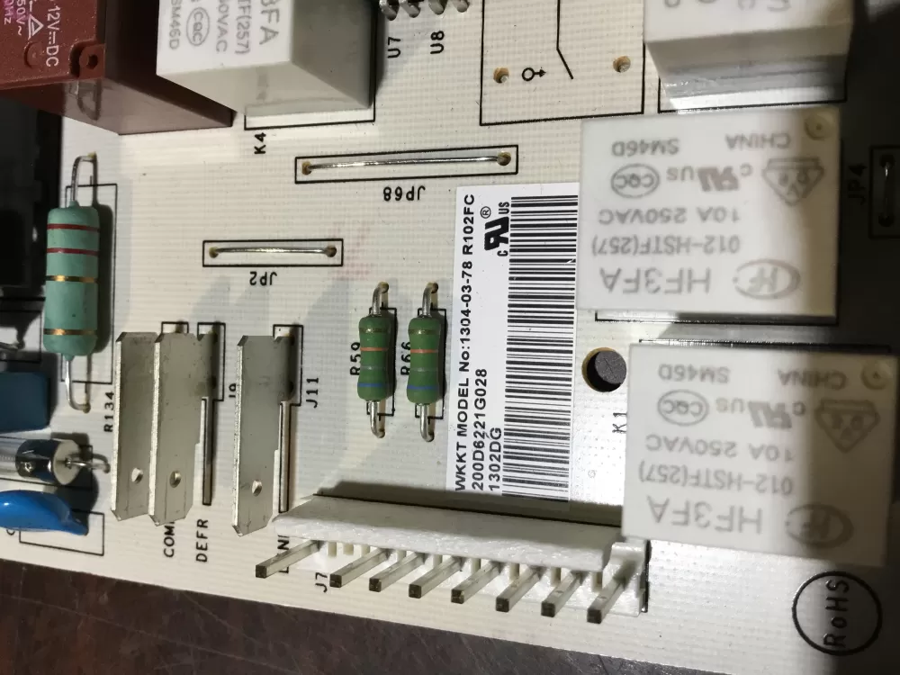 GE 200D6221G028 EBX1110P002 Refrigerator Control Board AZ69519 | NR1128