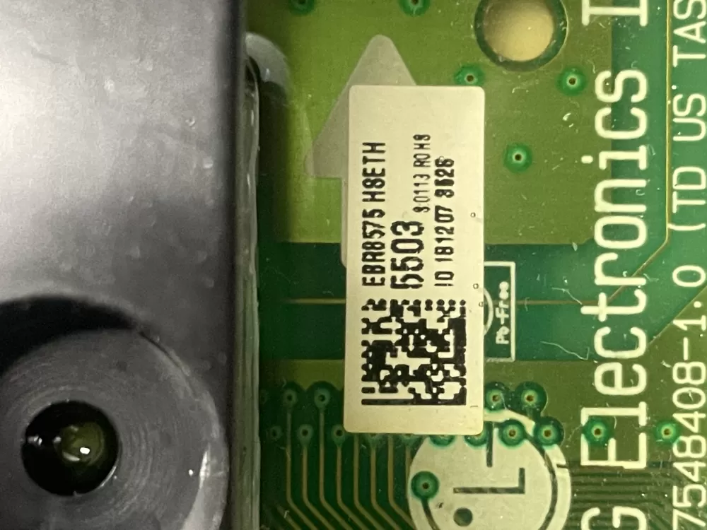 LG EBR85755503 Agl76194001 Washer Control Board Panel AZ24437 | WMV344