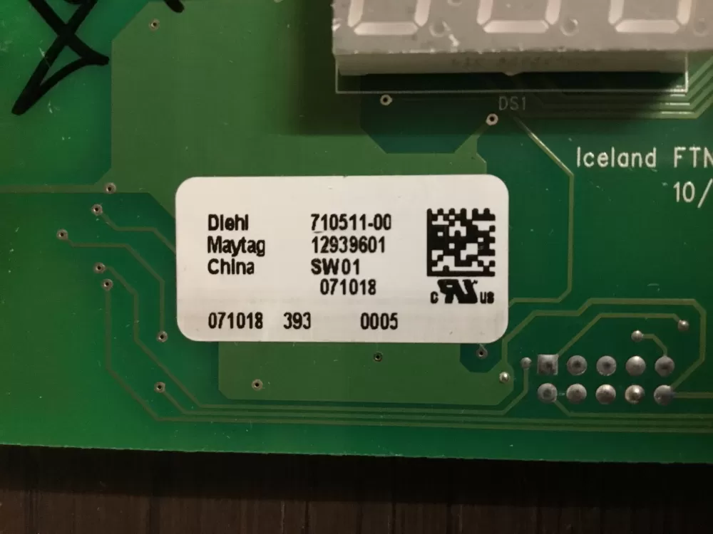 Maytag Amana 12939601 Refrigerator Control Board Dispenser AZ6085 | NR470