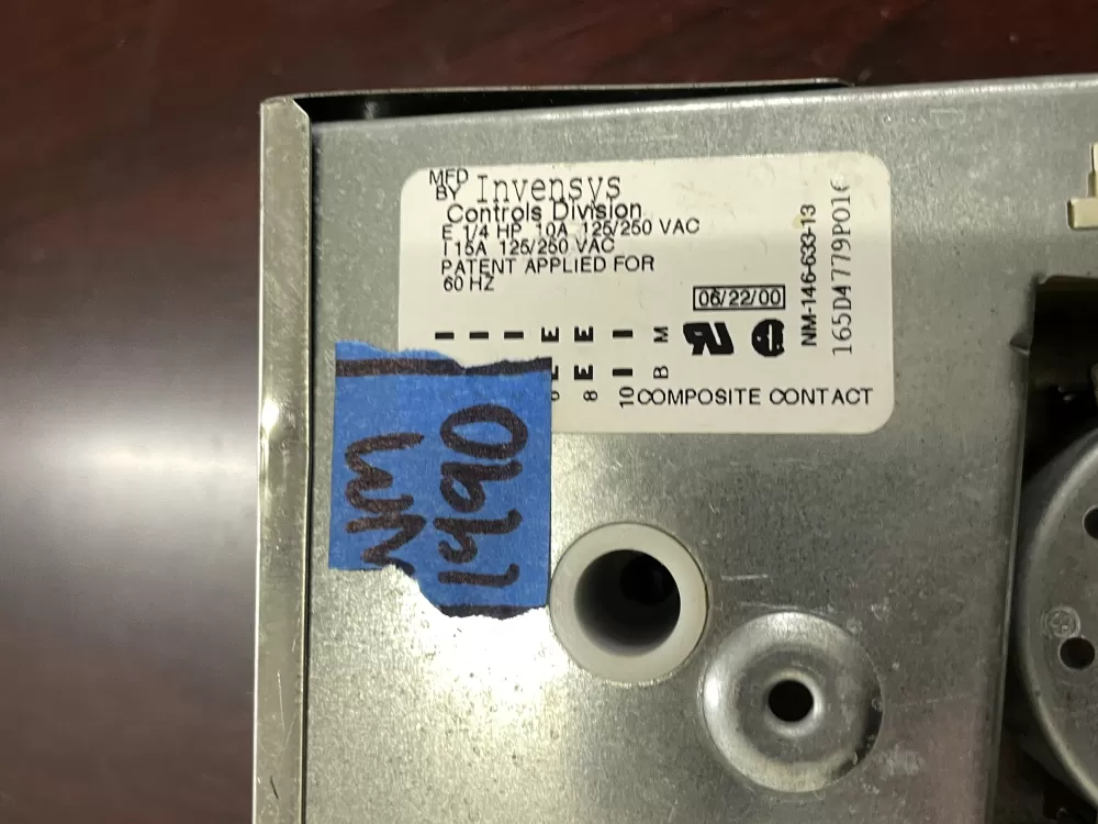 GE Kenmore 165D4779P016 Dishwasher Timer AZ87220 | Wm1990