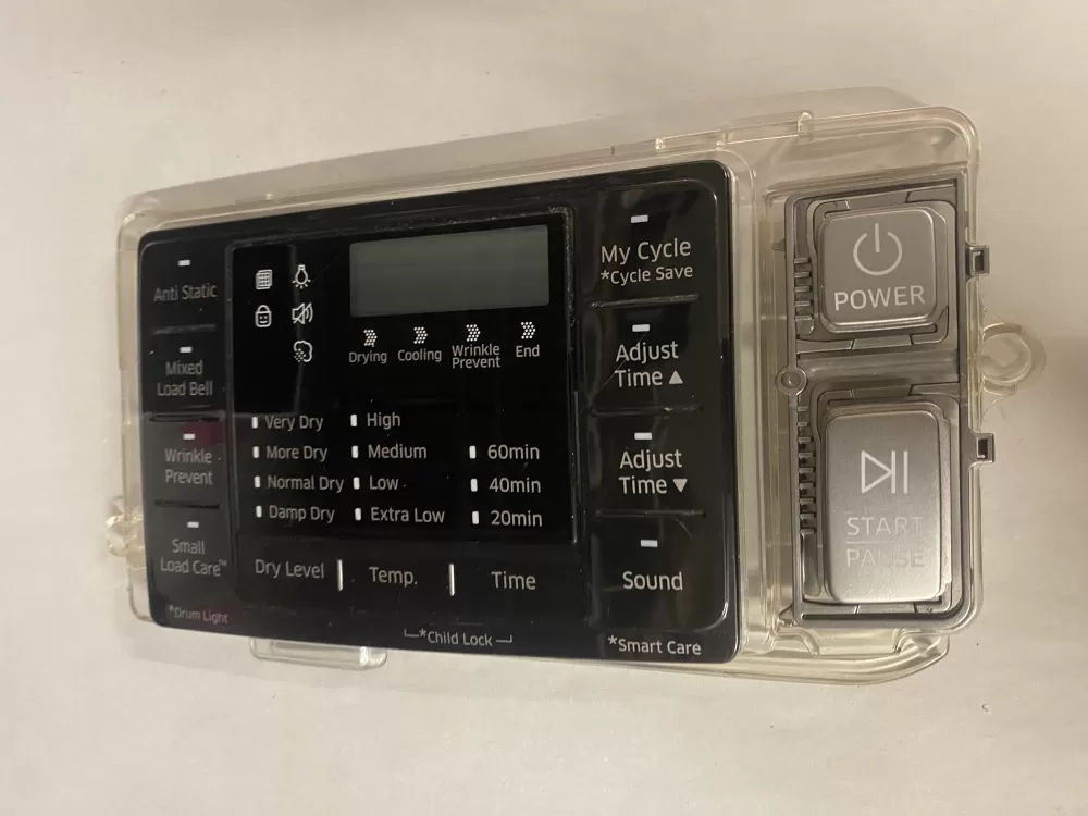 Samsung DC92-01607J  AP6243588  DC94-06643A  DC93-00376D  PS12084833 Dryer UI Control Board