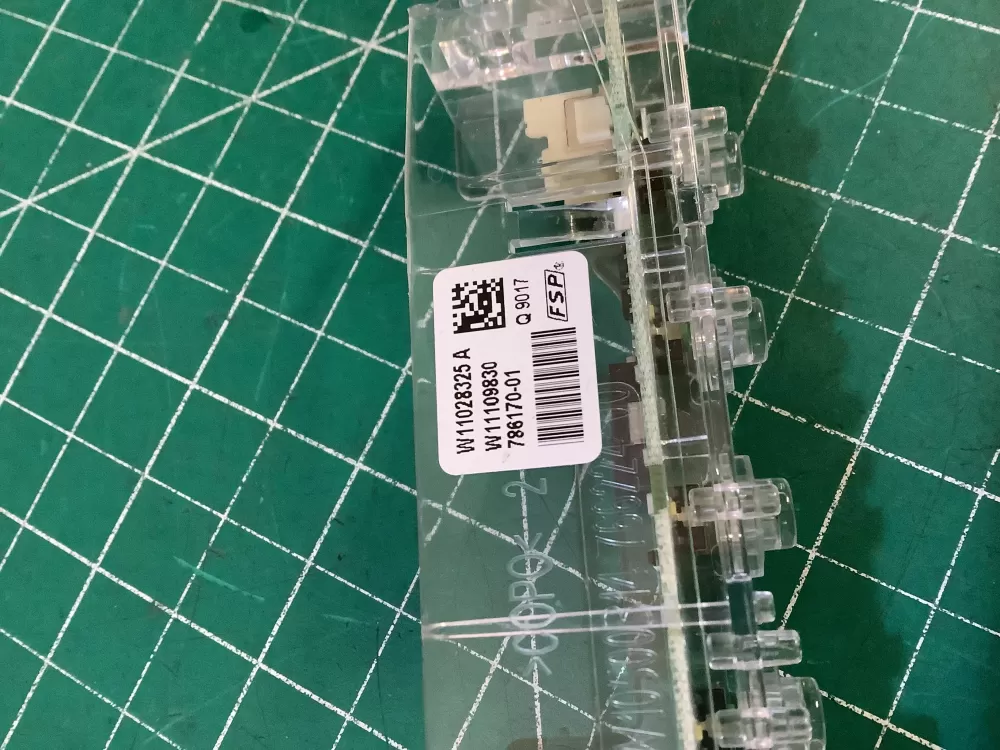 Whirlpool W11028325 Dishwasher User Interface Board AZ189453 | NR2527