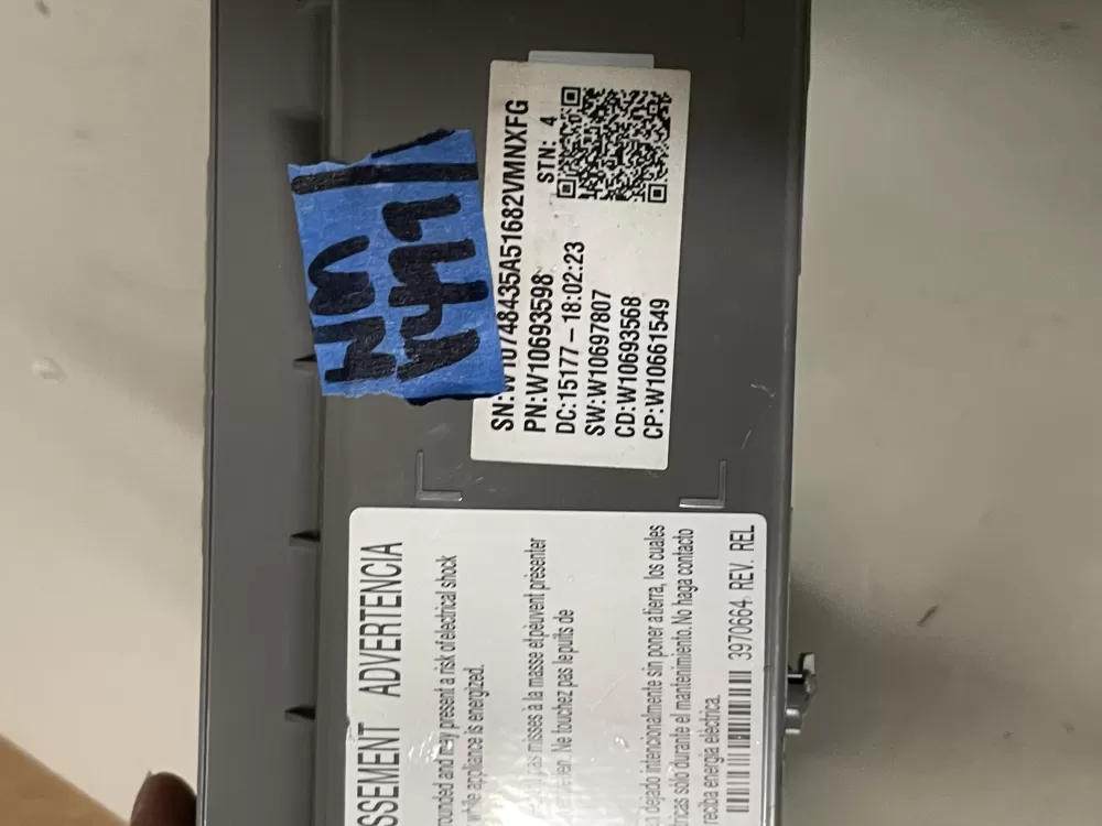 Whirlpool W10908726 WPW10693598 Washer Control Board AZ55366 | Wmv499