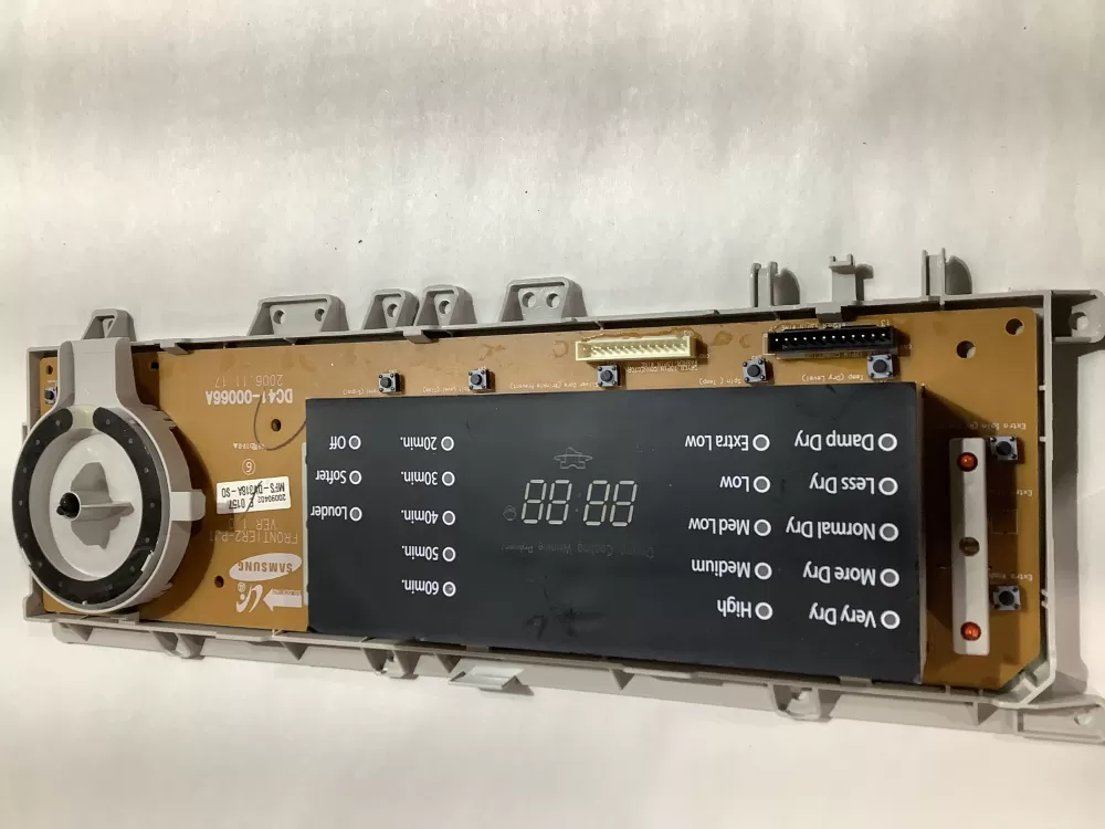 Samsung MFS-DV318A-S0 DC41-00066A Dryer UI Control Board AZ188590 | ZCV867