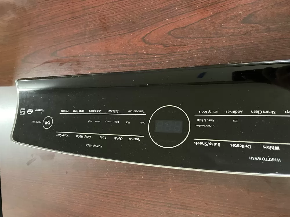 Whirlpool W10507937 Washer Control Panel