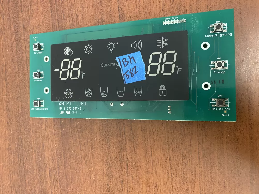 Samsung DA41-00475E Refrigerator Control Board UI LED AZ47415 | BK582