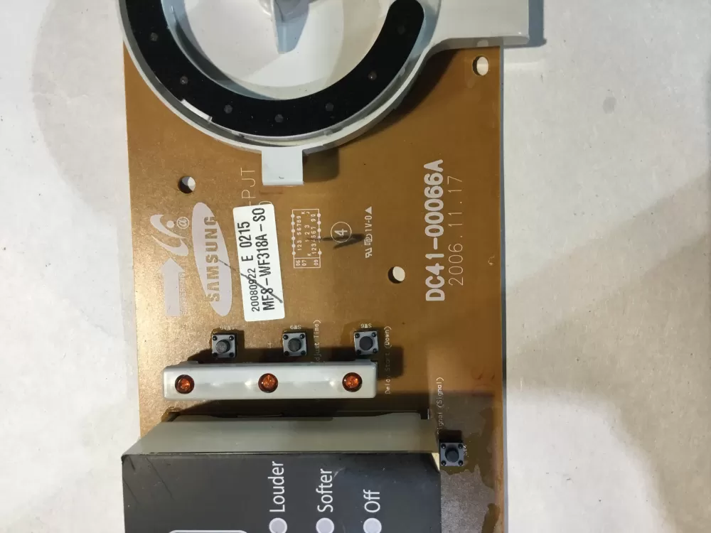 Samsung Washer Control Board | MFS-WF318A-S0 AZ148720 | BG2489