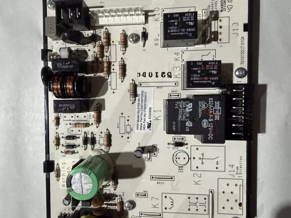 GE 175D5720G017 WE4M511 WE4M512 Dryer Control Board AZ225696 | KMV743