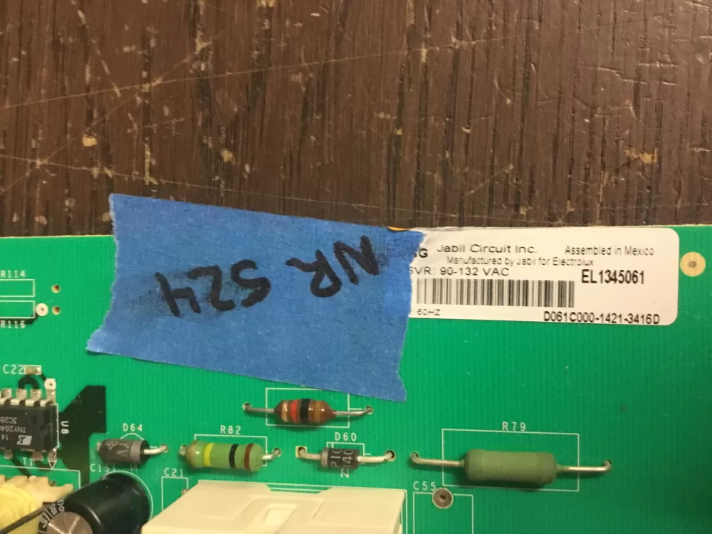 Frigidaire EL1345061 Washer Control Board AZ10299 | NR524