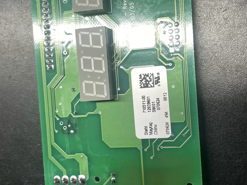 Maytag Amana 12939601 Refrigerator Control Board Dispenser AZ36484 | Wm381