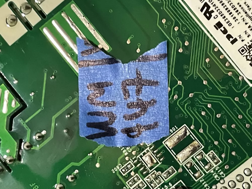 GE Dishwasher Control Board P/N 265D3241G801 AZ30061 | WM947