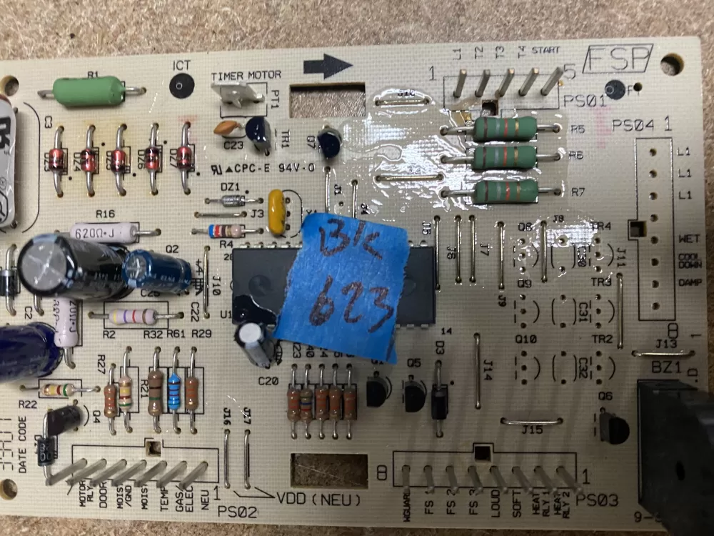 Kenmore Whirlpool WPW10116565 W10116565 Dryer Control Board AZ1078 | BK623